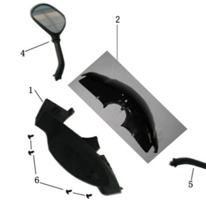 Carénages et rétroviseurs