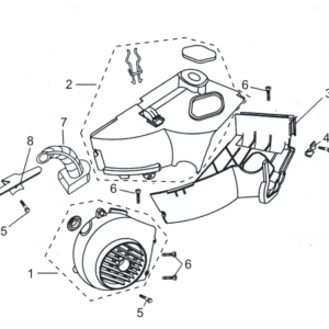 Coiffe de cylindre et volute
