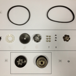 Ensemble transmission courroie