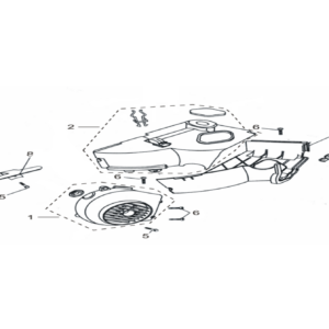 Coiffe de cylindre et volute