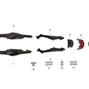 Carénage et feux arrière