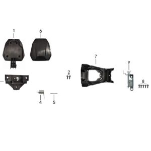 Carénage réservoir essence