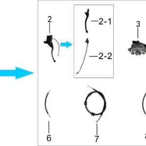 Système de frein complet avant/arrière