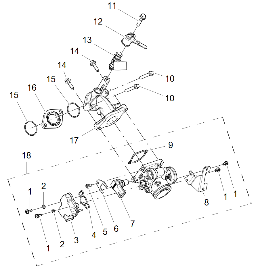 pièces détachées - Châssis - châssis E-Ptio - scooter électrique