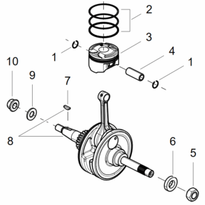 Piston et Vilebrequin
