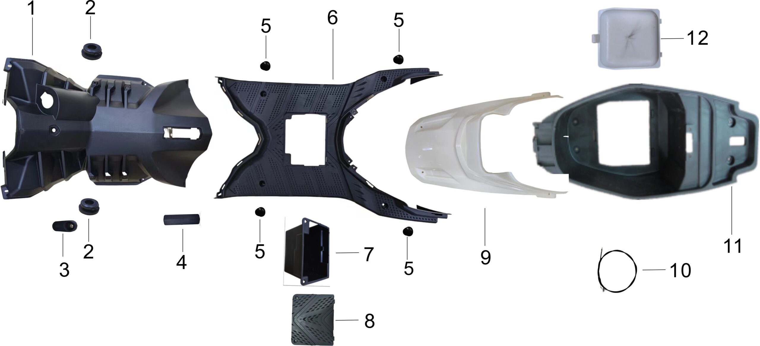pièces détachées - Guidon - guidon E-Ptio - scooter électrique