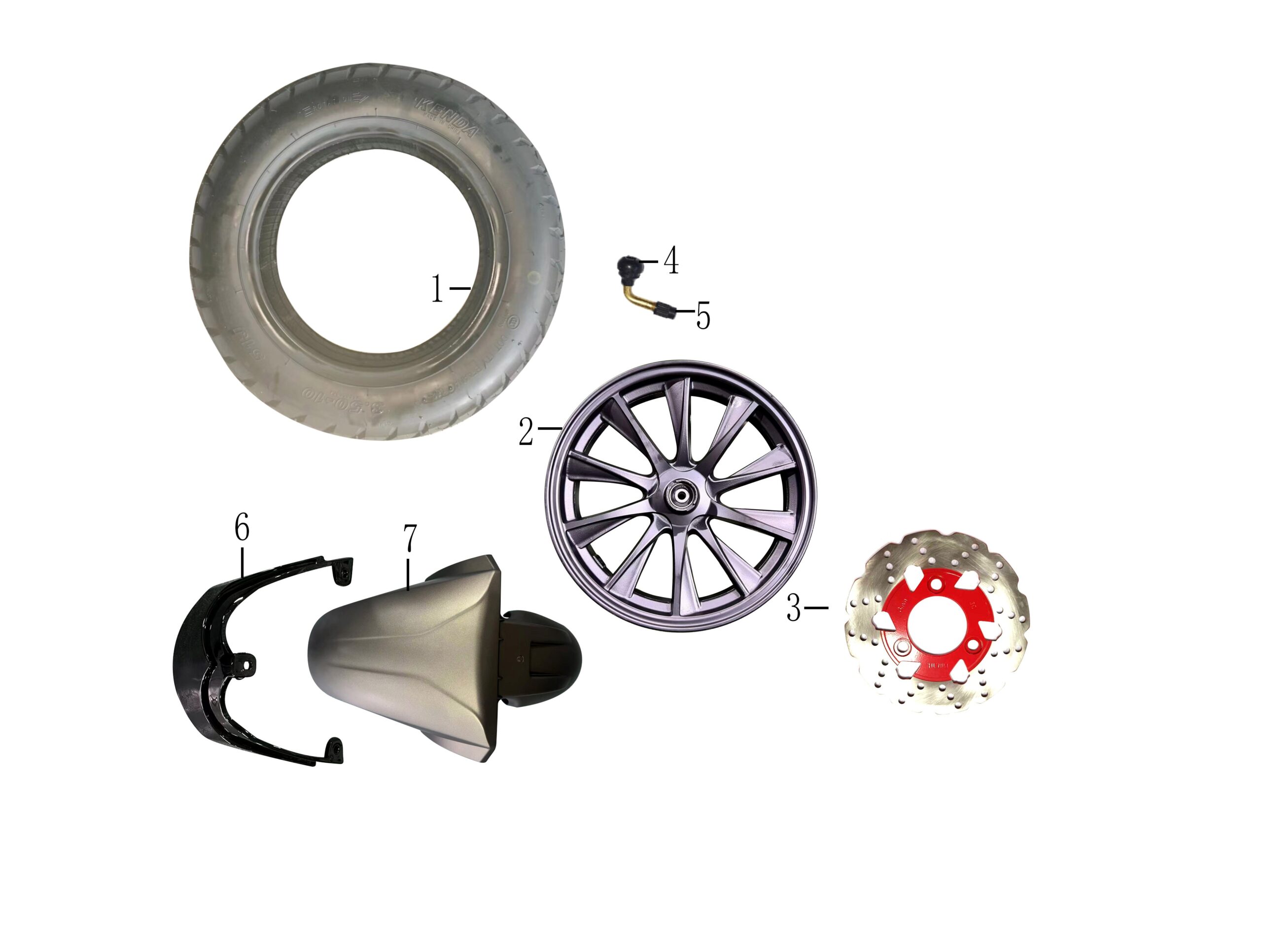 pièces détachées - roues - roues E-Ptio - scooter électrique