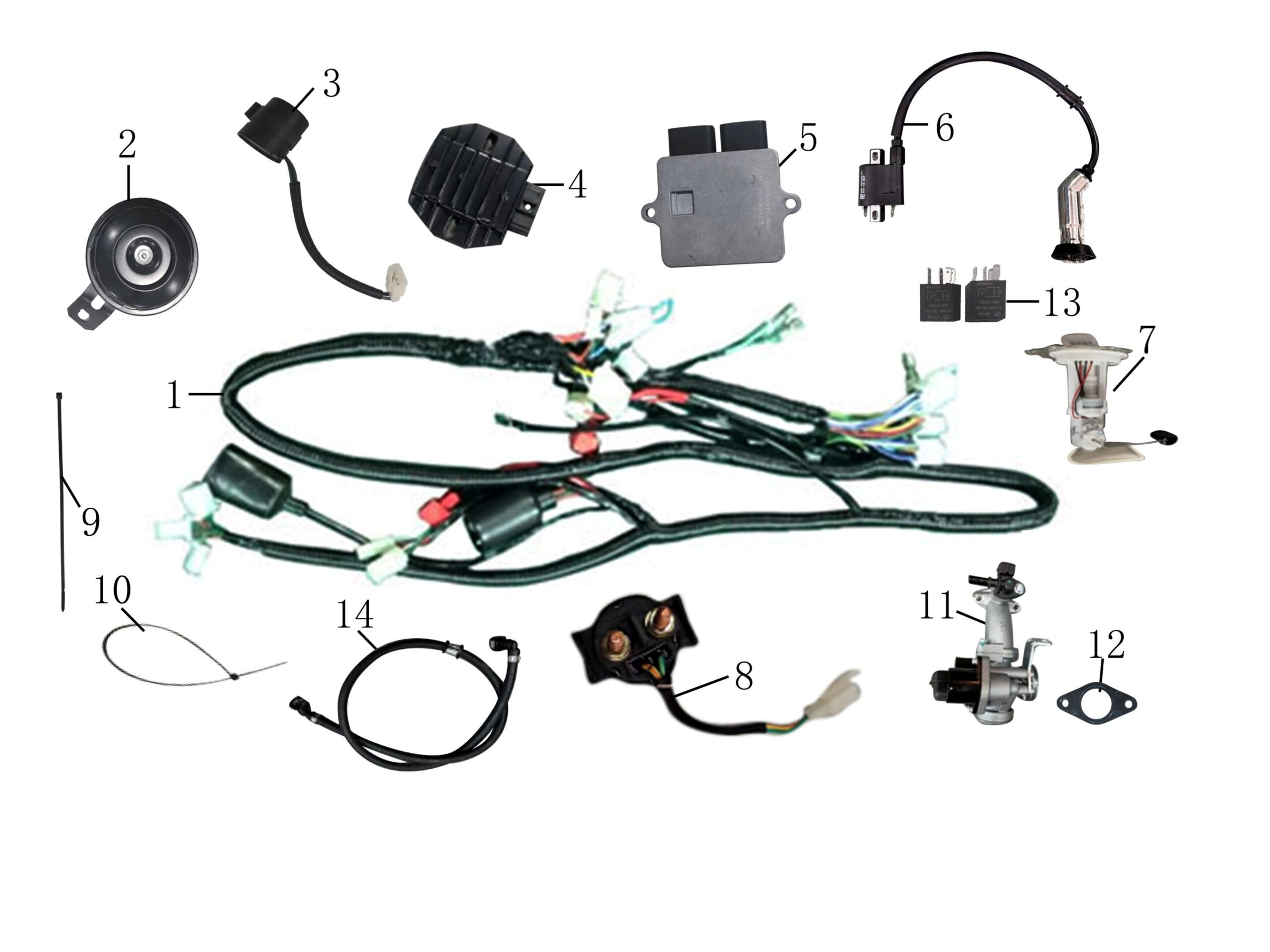 pièces détachées - Châssis - châssis E-Ptio - scooter électrique