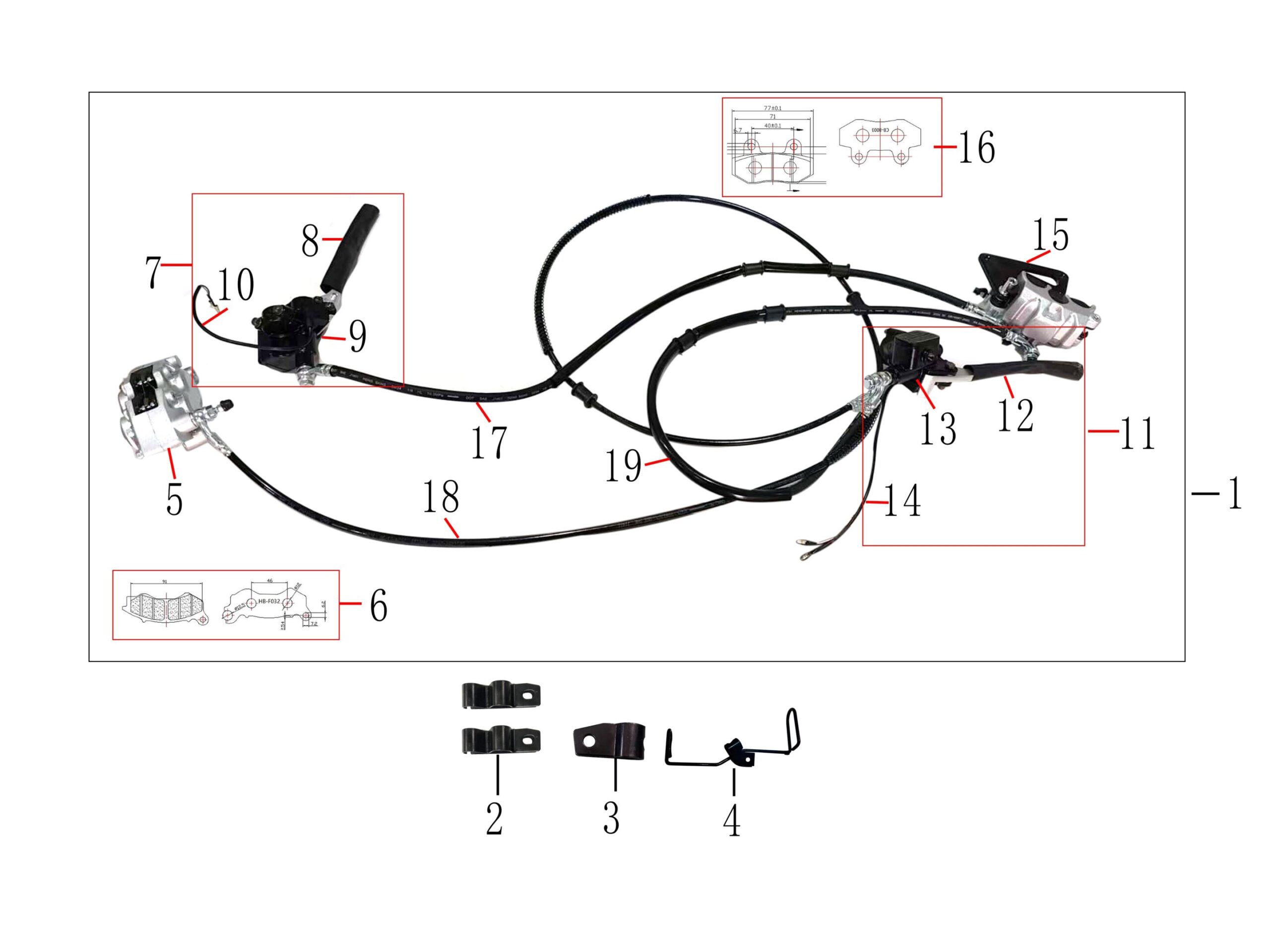pièces détachées - carénages - carénages E-Ptio - scooter électrique