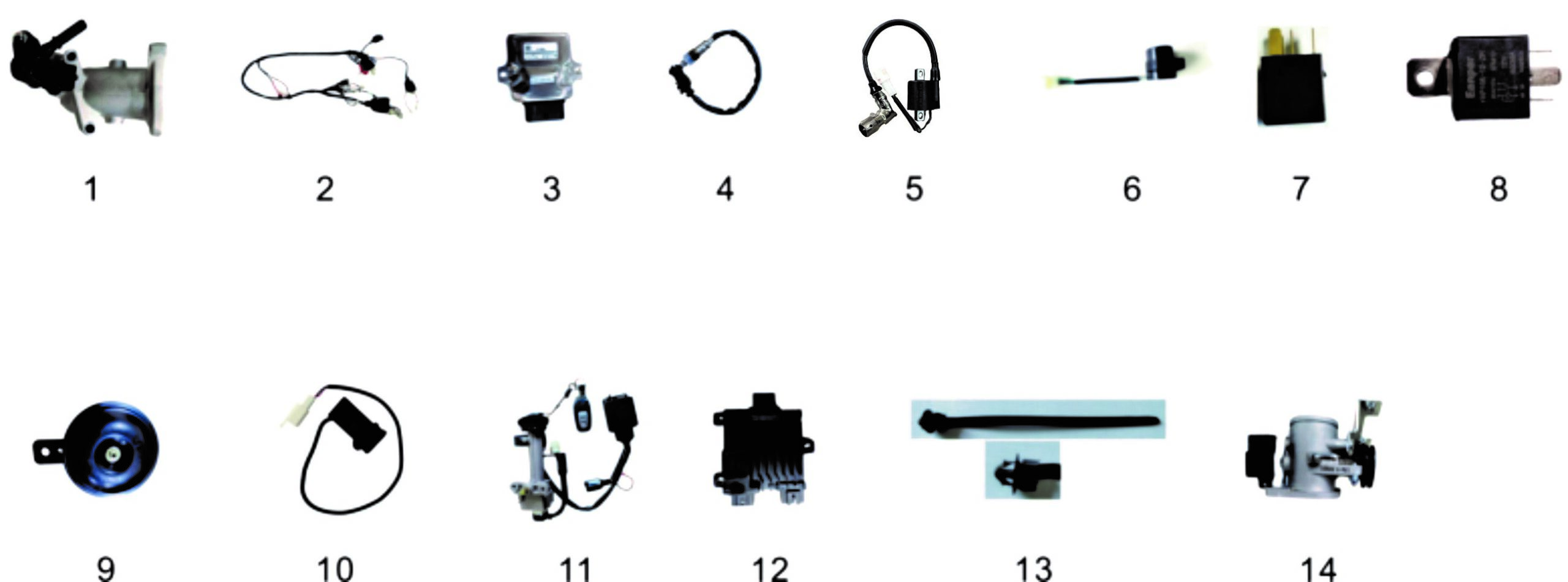 pièces détachées - éclairage - éclairage E-Ptio - scooter électrique
