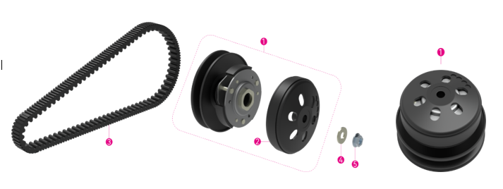 pièces détachées - roues - roues E-Ptio - scooter électrique