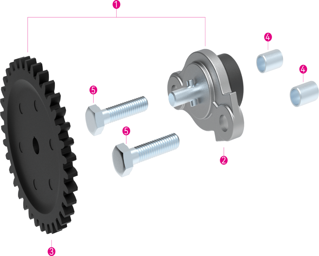 pièces détachées - moteur - batterie - moteur E-Ptio - scooter électrique