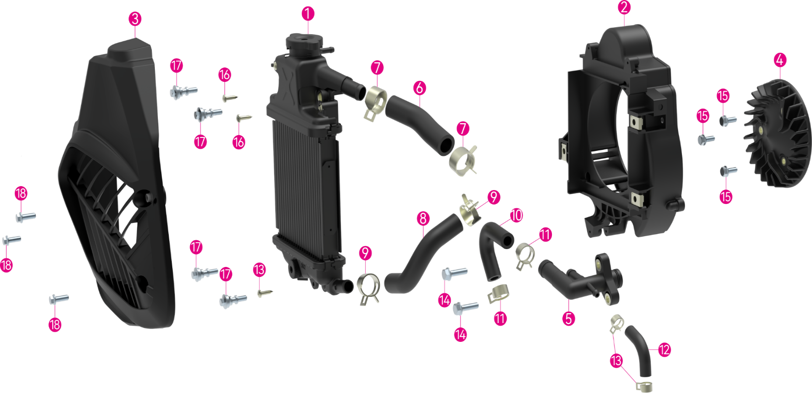 pièces détachées - éclairage - éclairage E-Ptio - scooter électrique